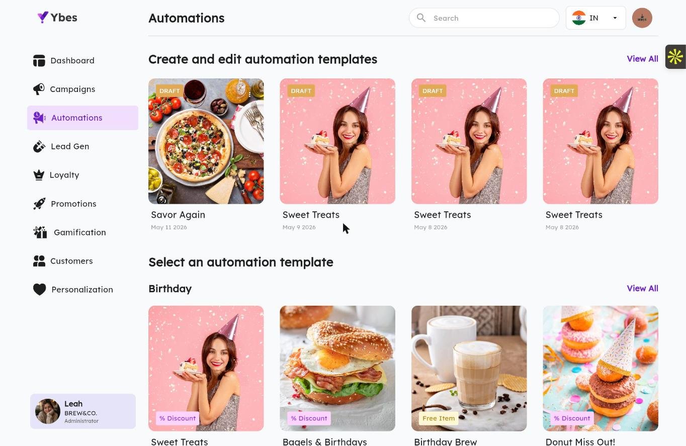 winbak Campaigns — multi-channel campaign templates for WhatsApp, SMS, and Email