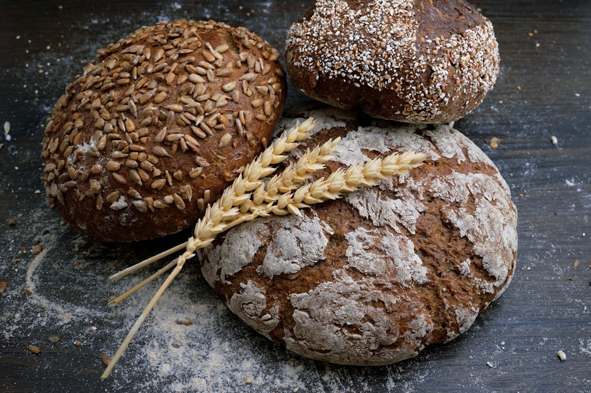 Assorted artisan breads — multi-outlet food brand